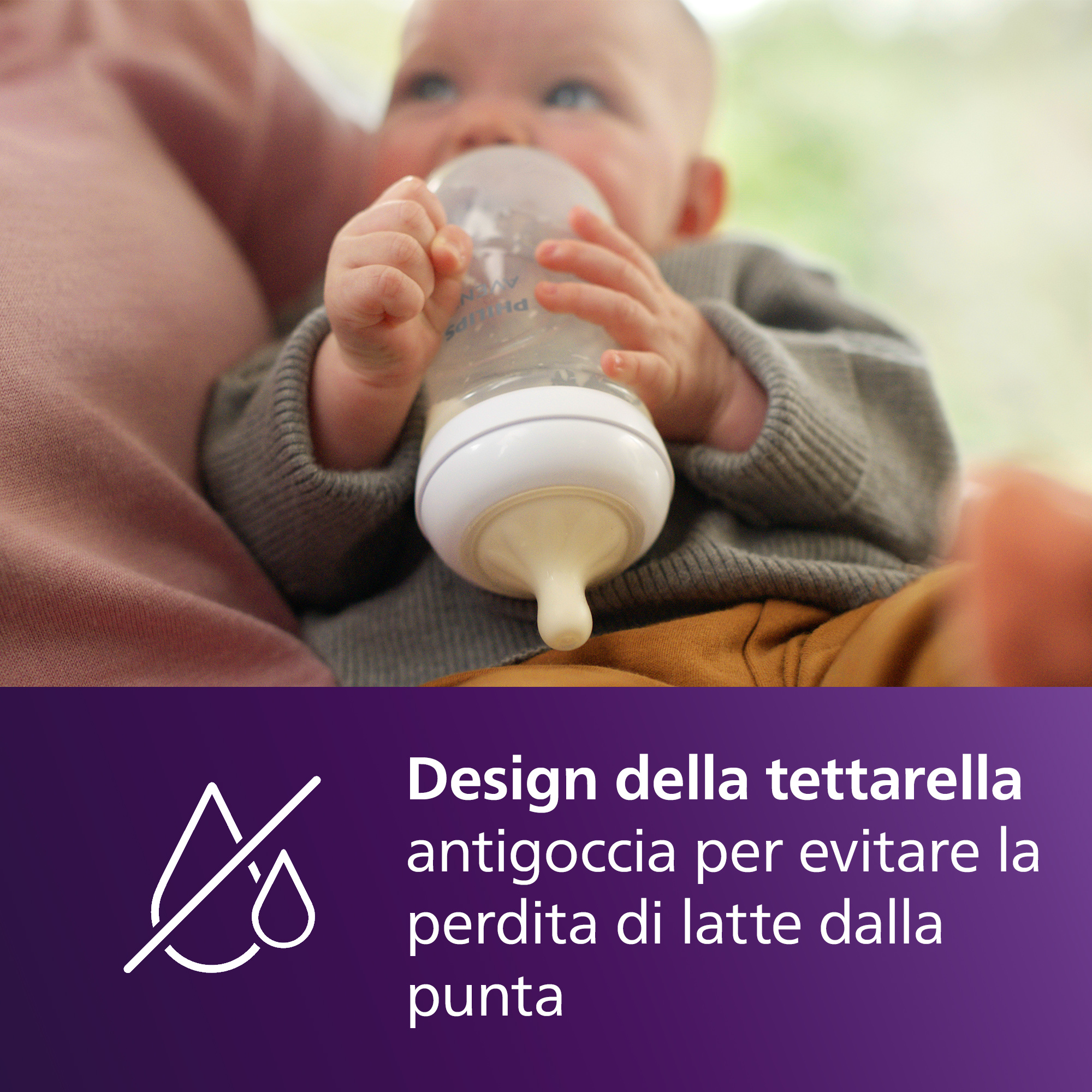 Tettarella natural response flusso 1 (extra-lento). età consigliata: dalla nascita. 2pz scy961/02 tettraelle per biberon - philips avent - Avent