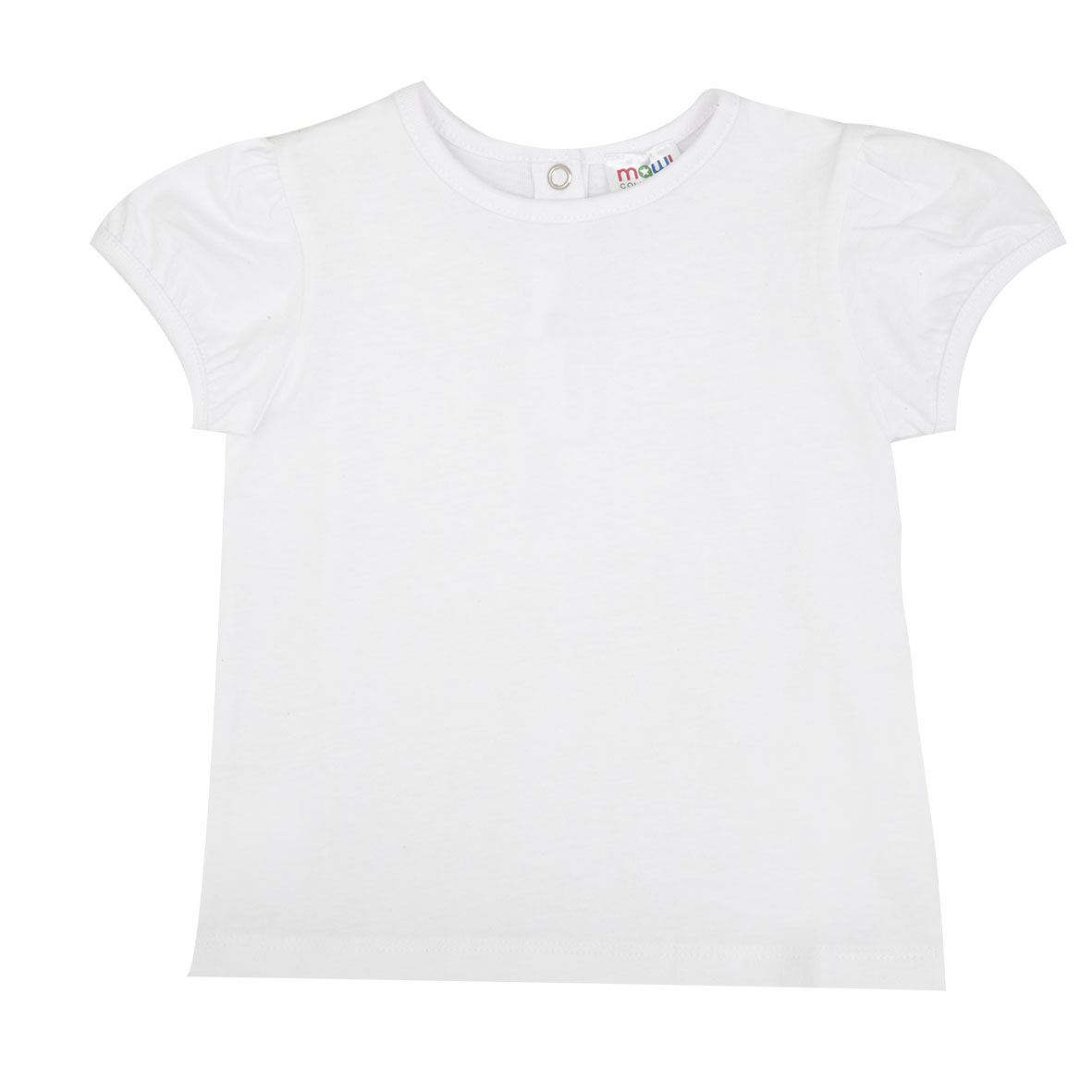 T-shirt basic bimba bianca - Mawi