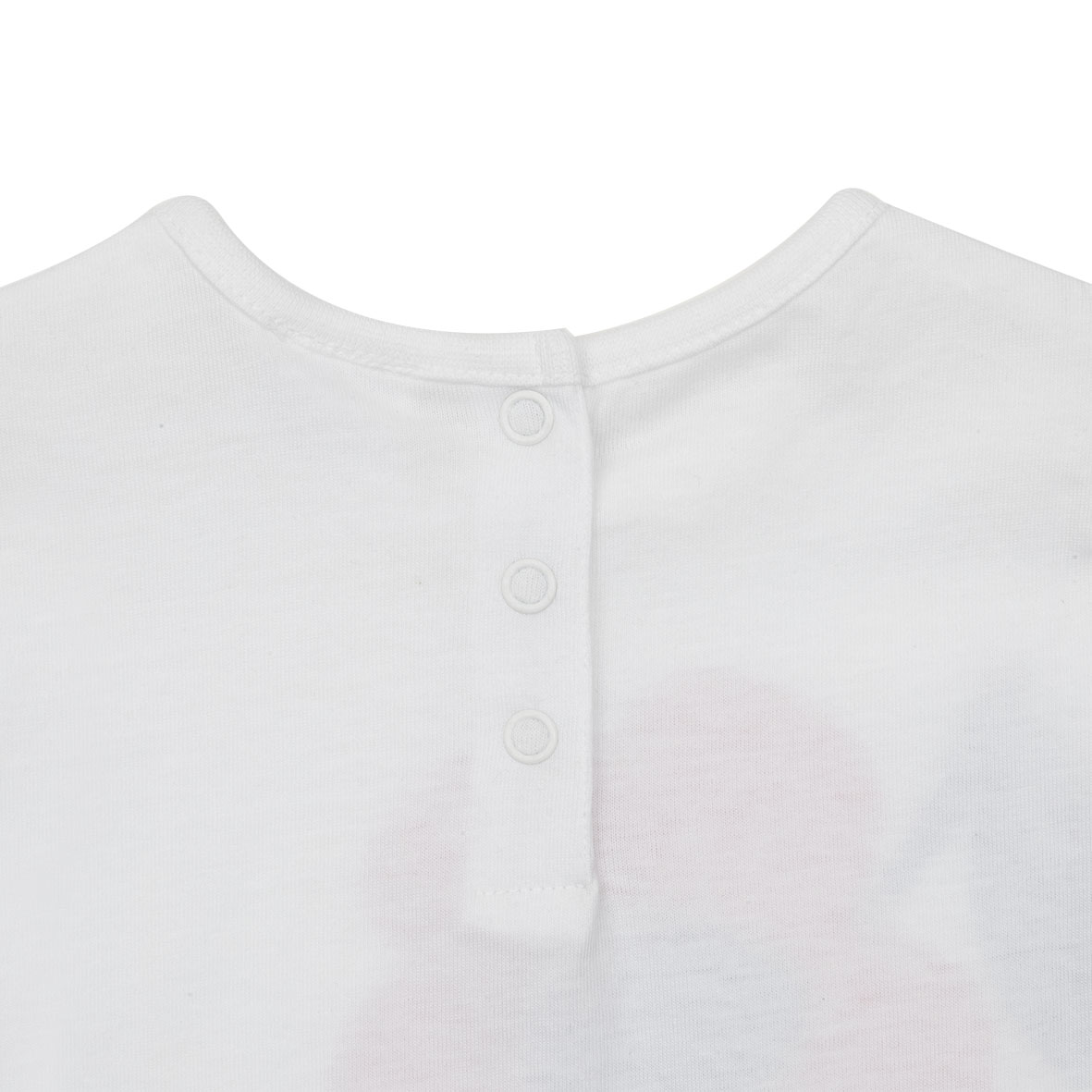 T-shirt jersey bimba bianca stampa floreale - Mawi