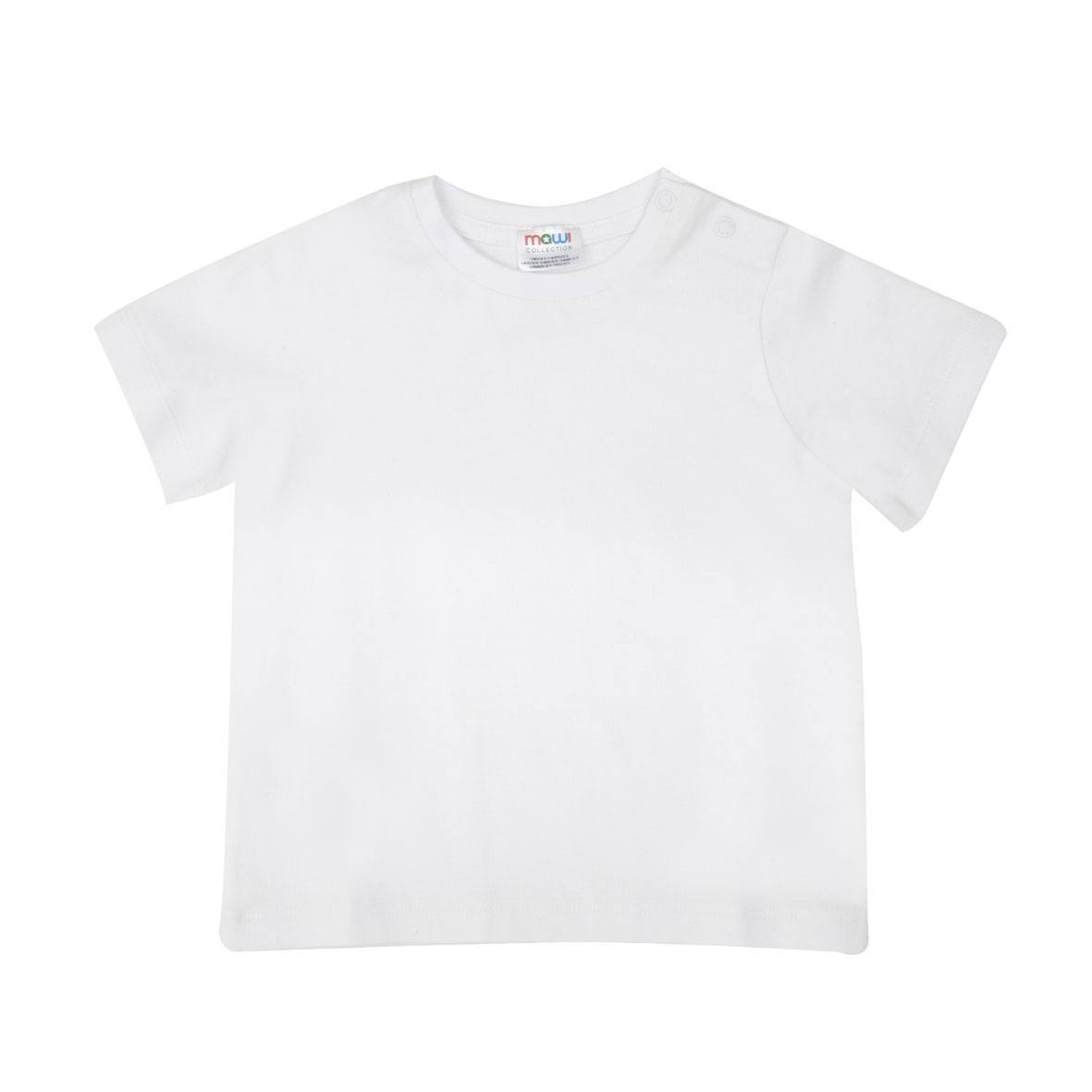 T-shirt jersey bimbo bianca - Mawi