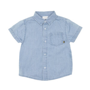 Camicia maniche corte denim bimbo - Mawi