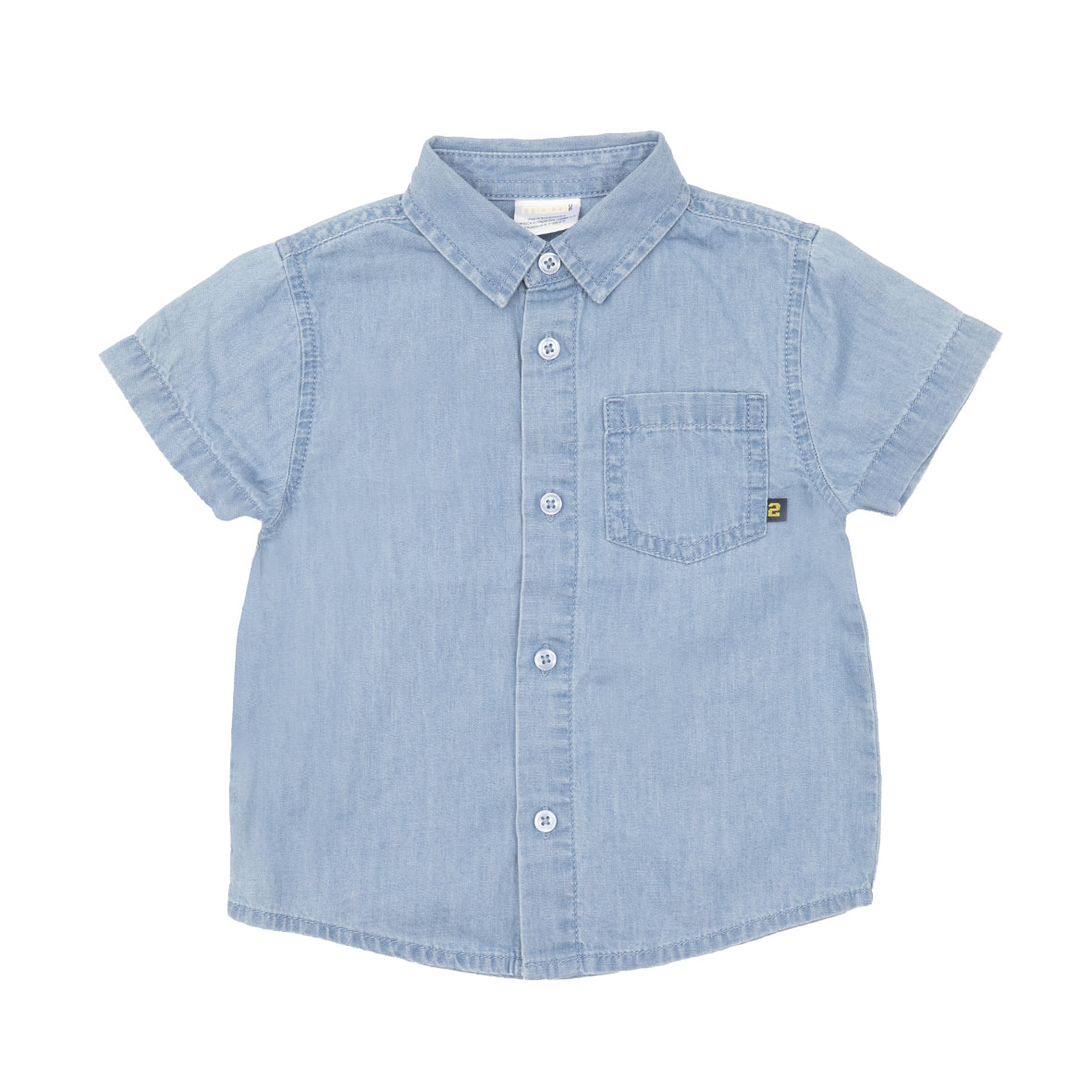 Camicia maniche corte denim bimbo - Mawi