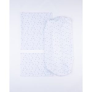 Completo 3 pezzi maxi culla giordani outline grigio - giordani - Giordani