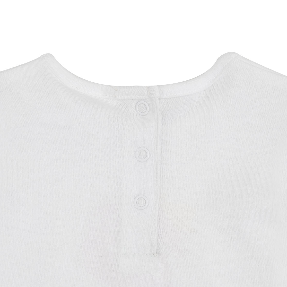 T-shirt jersey bimba bianca stampata - Mawi