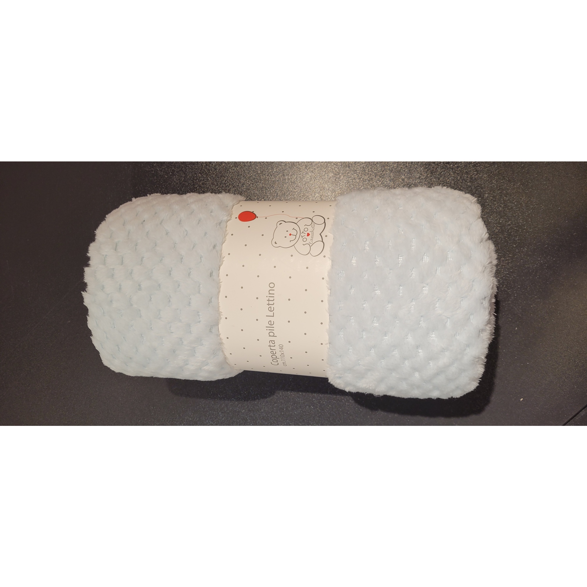 Coperta letto coral tinta unita cielo - bruco bruco - BRUCO BRUCO