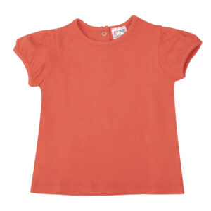 T-shirt basic bimba corallo - Mawi