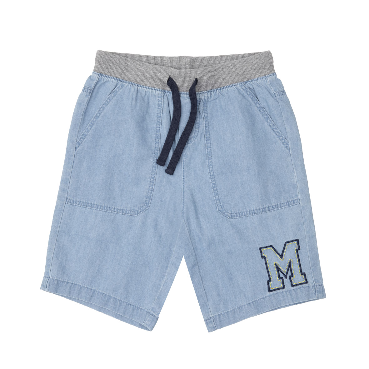 Short bimbo denim con tasche - Mawi