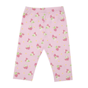 Legging stretch bimba rosa stampata - Mawi